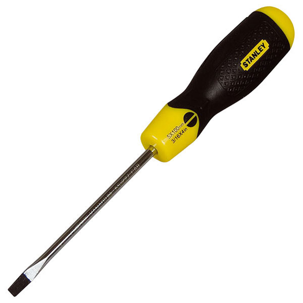 STANLEY STMT60823-8 CUSHION GRIP 2 SCREWDRIVER 3/16"x6" - Click Image to Close